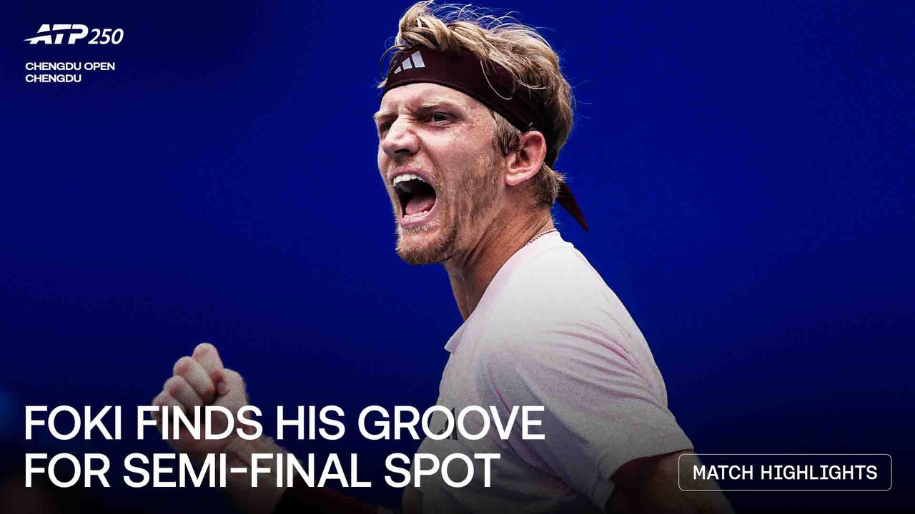 Highlights: Davidovich Fokina se presenta en semifinales de Chengdu 2026 