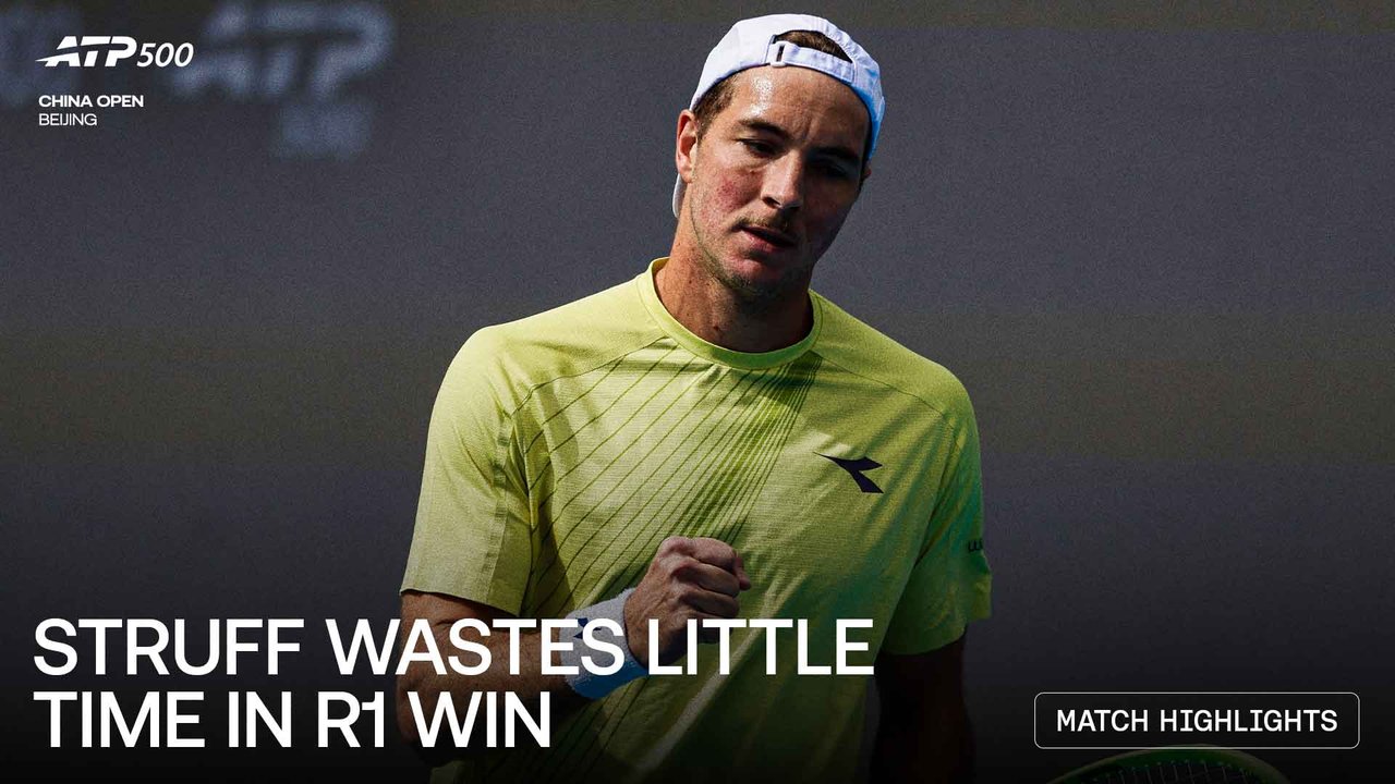 Highlights: Struff soars through Beijing opener