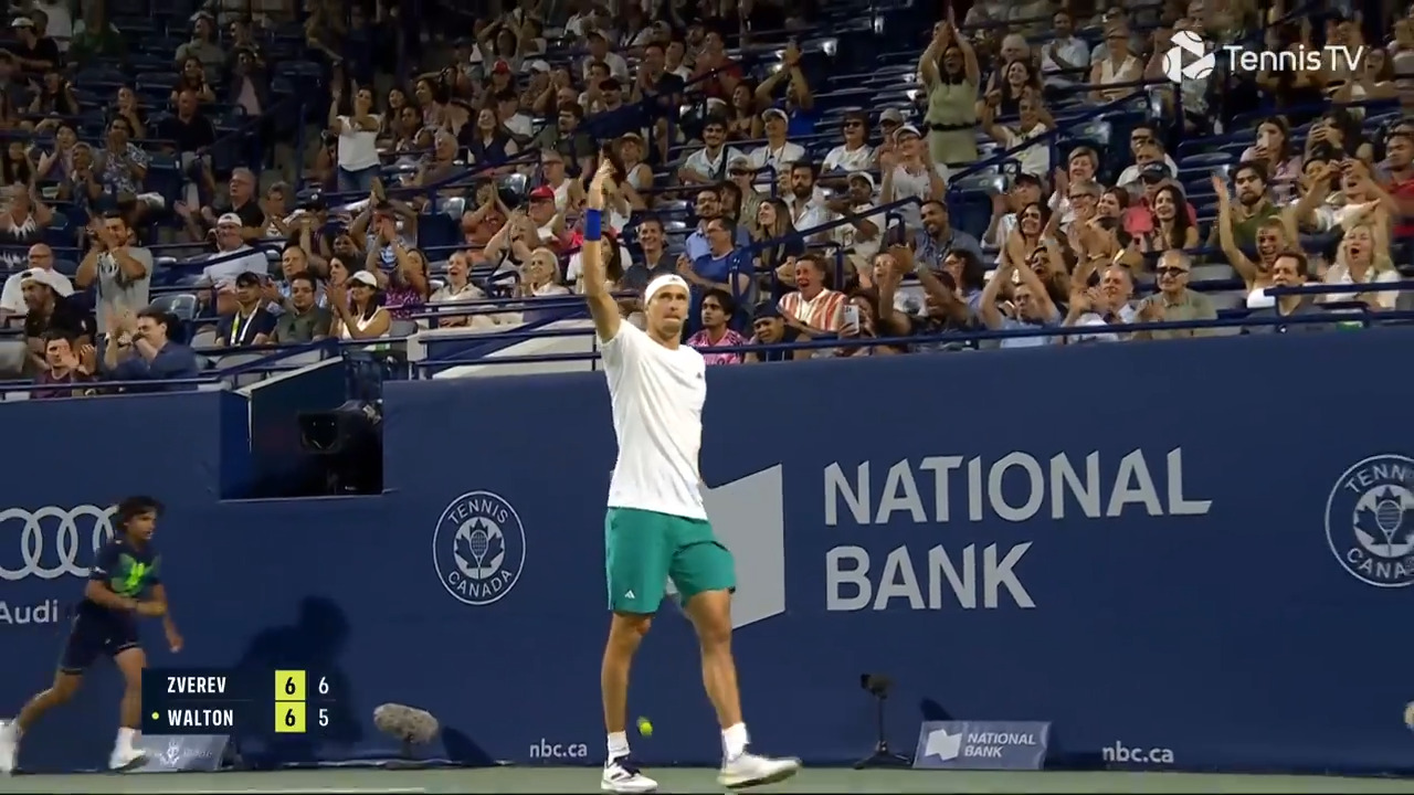 Hot Shot: Zverev survives lung-busting 52-shot rally to earn set point in Toronto 2025