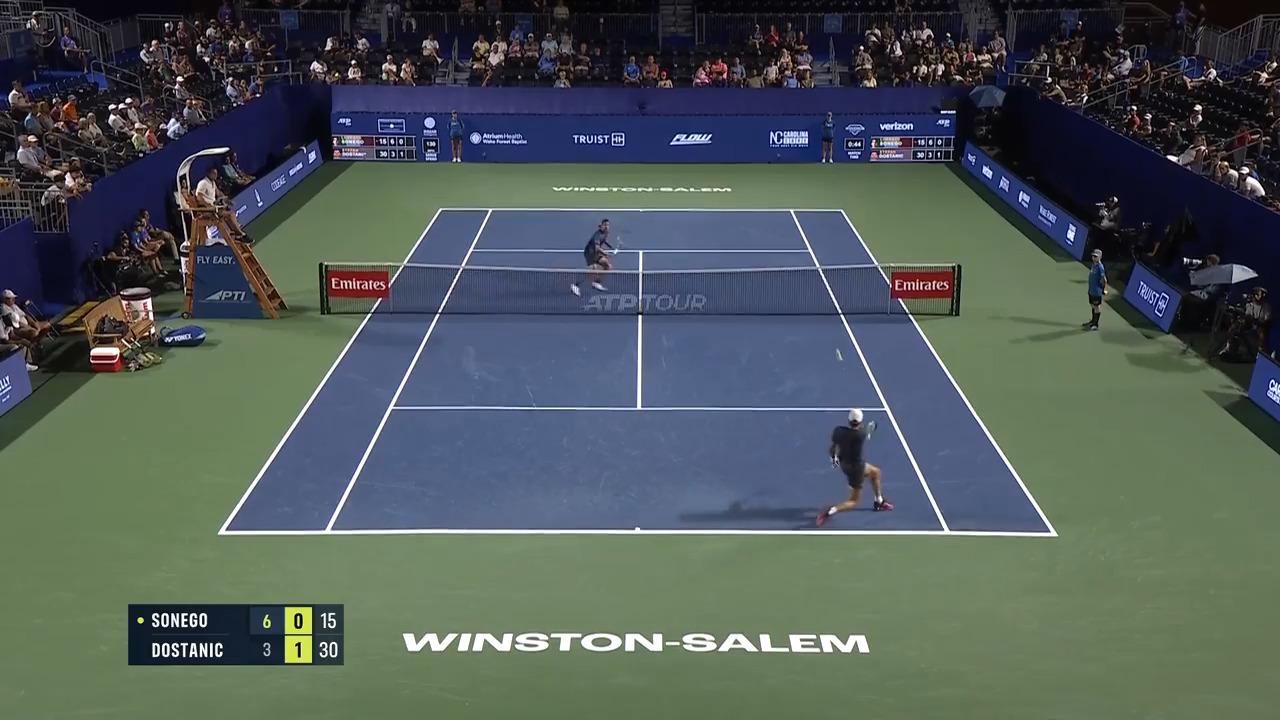 Hot Shot: Right time, right place! Dostanic's reflexes come alive in Winston-Salem