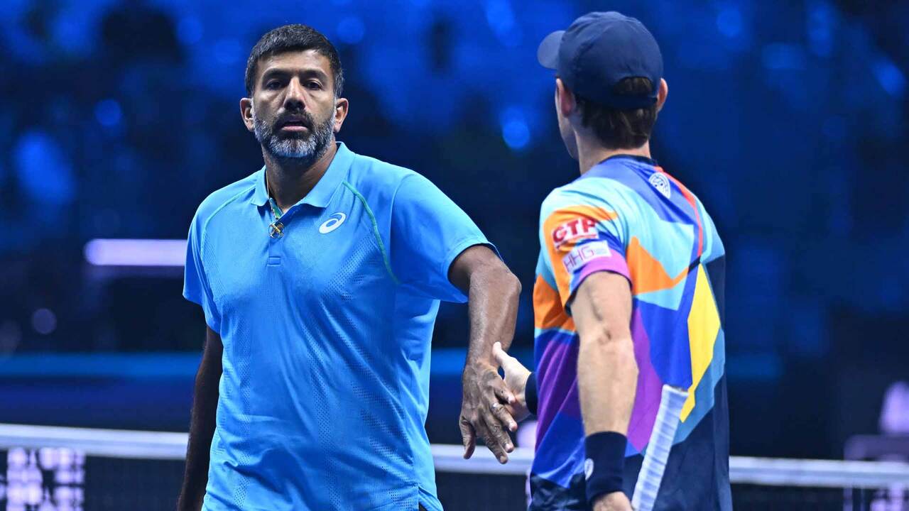 Hot Shot: Bopanna threads backhand like a needle in Turin