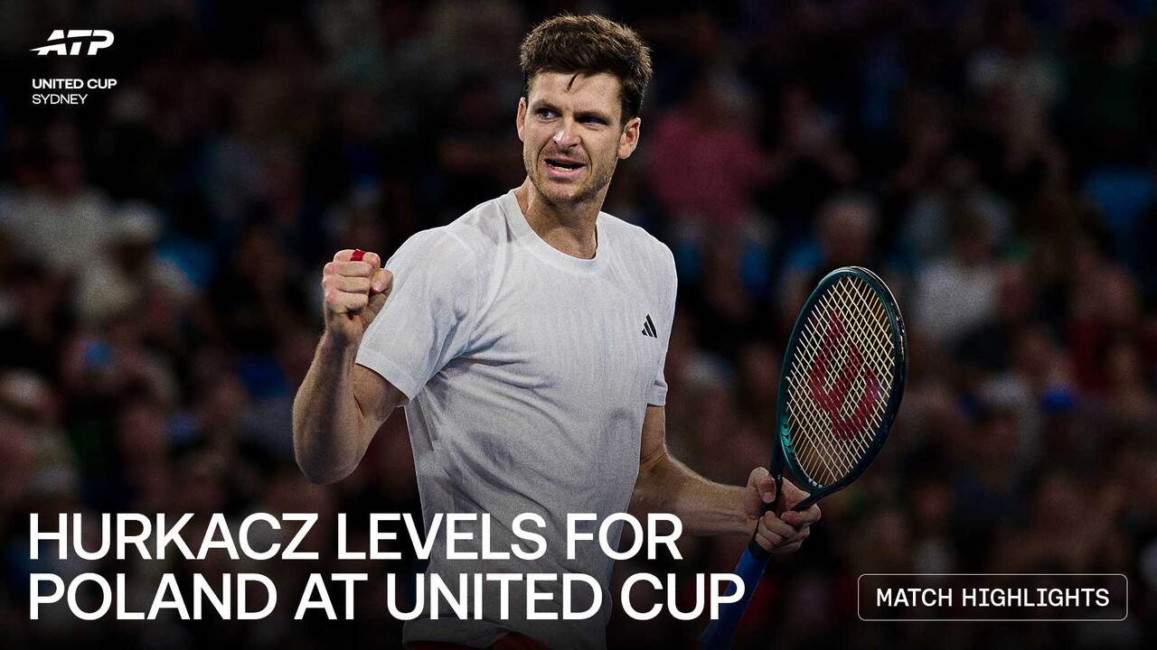 Highlights: Poland's Hurkacz defeats Switzerland's Wawrinka, levels United Cup 2026 final
