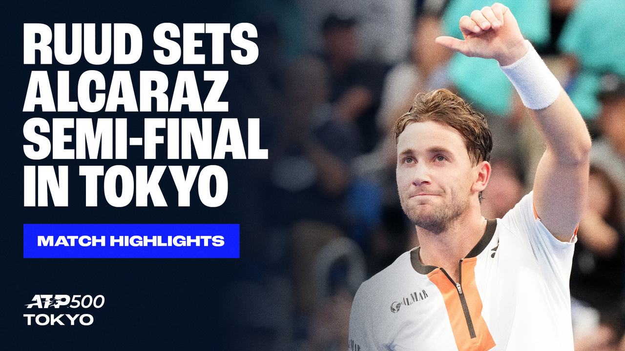 Highlights: Ruud dismisses Vukic for Tokyo 2025 SF berth