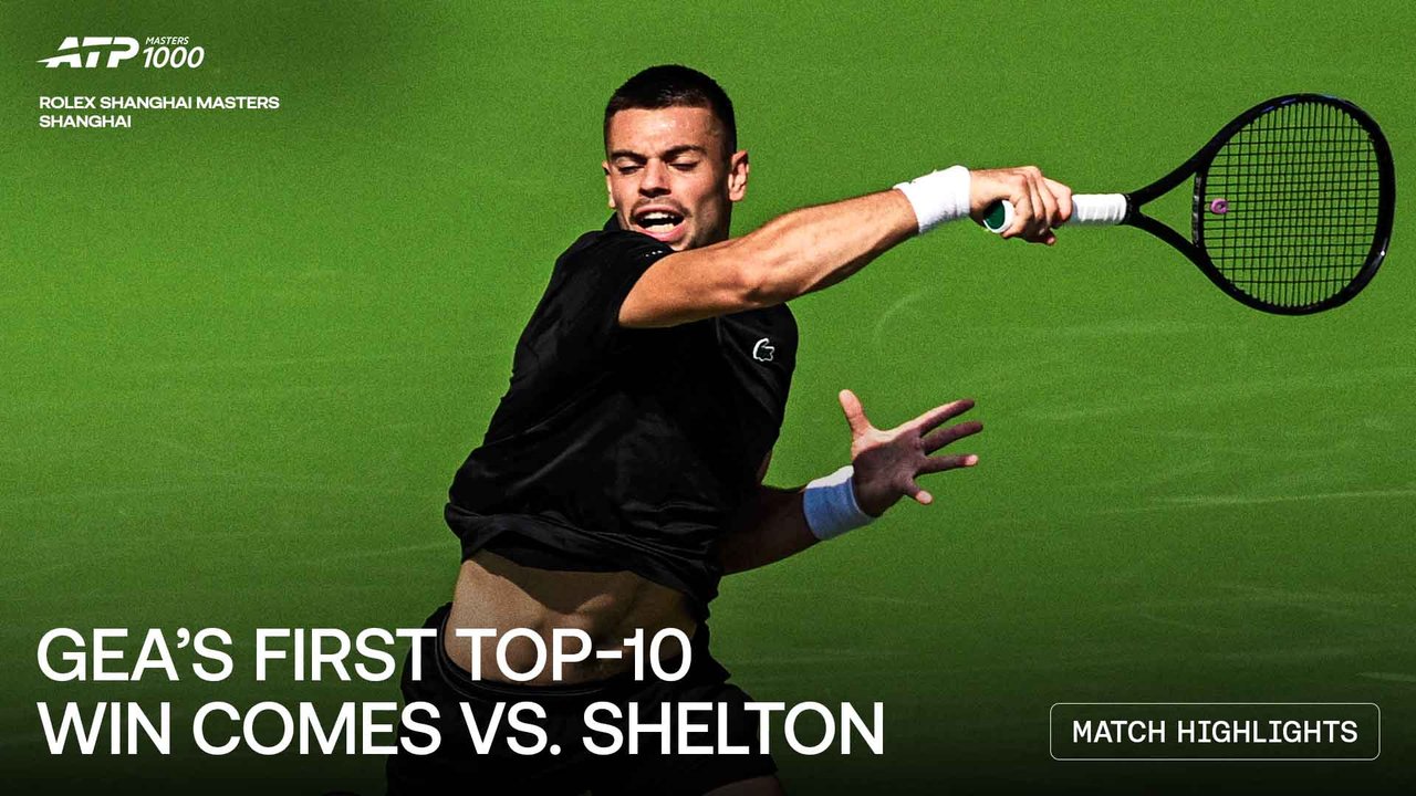 Highlights: Gea holds on for Shelton shock in Shanghai