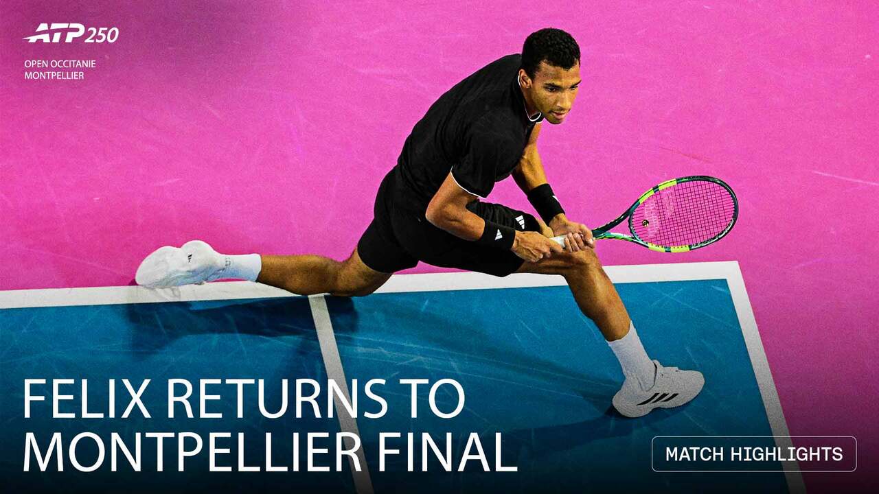 Highlights: Auger-Aliassime ends Droguet's run in Montpellier 2026 SFs