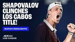 Highlights: Shapovalov sinks Kovacevic for Los Cabos crown