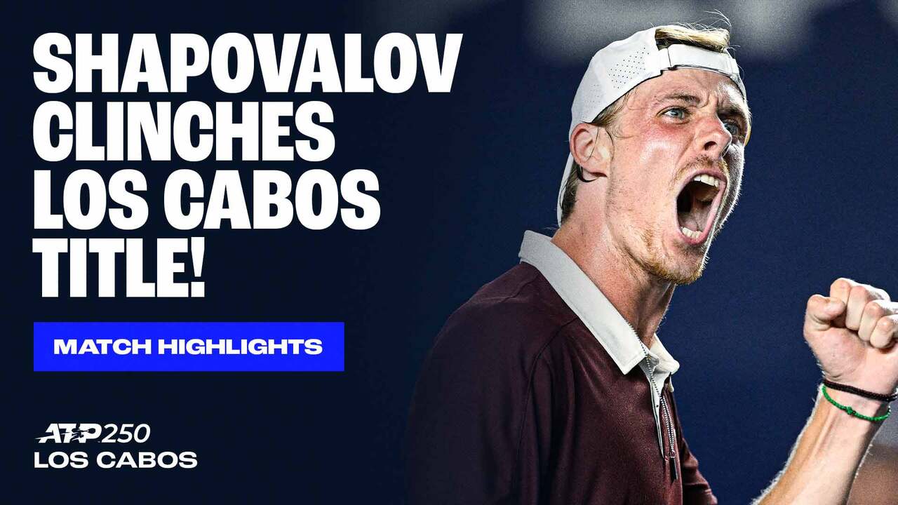 Highlights: Shapovalov sinks Kovacevic for Los Cabos crown