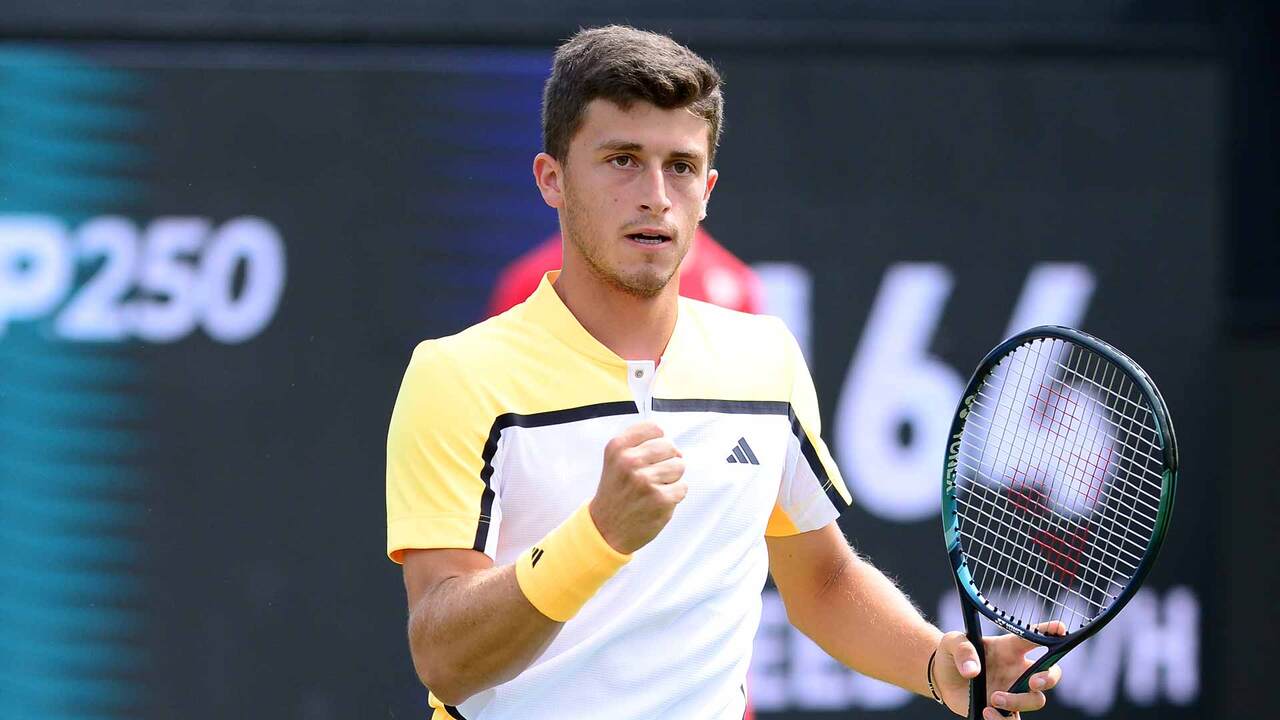 Highlights: Nardi beats Goffin for first grass win in windy 's-Hertogenbosch