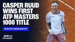 Highlights: Ruud battles past Draper in Madrid final thriller