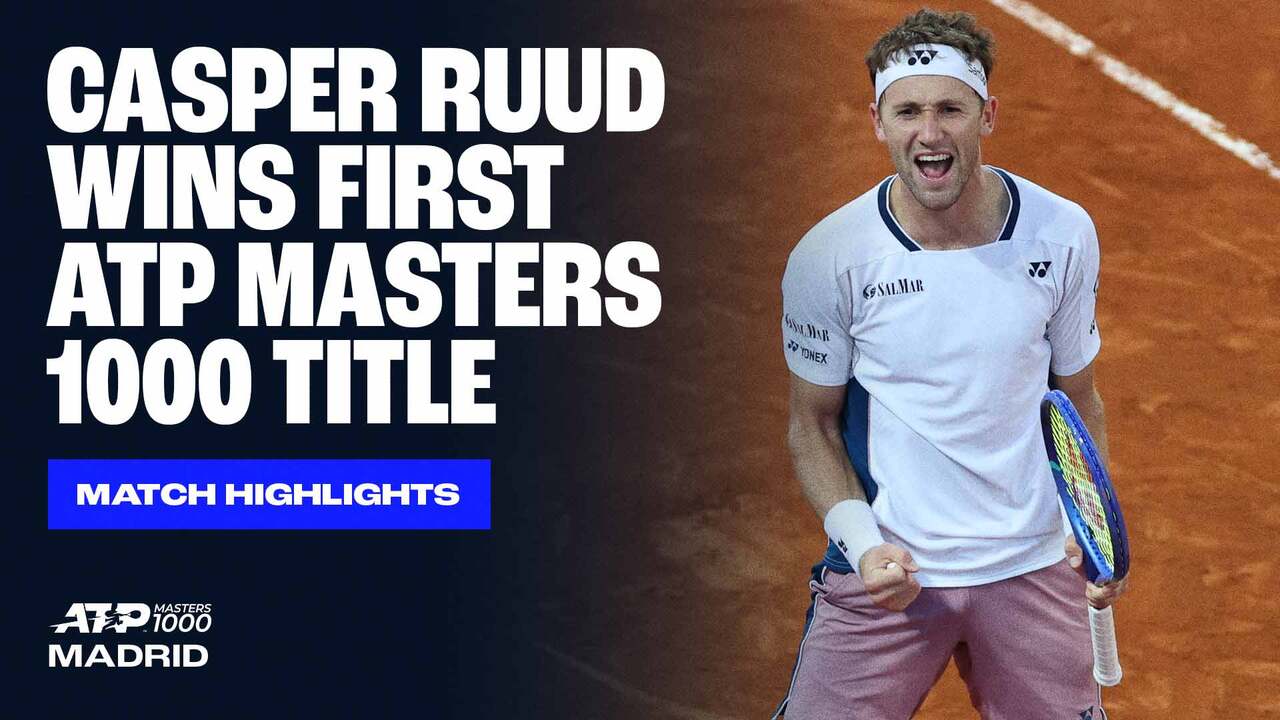 Highlights: Ruud battles past Draper in Madrid final thriller