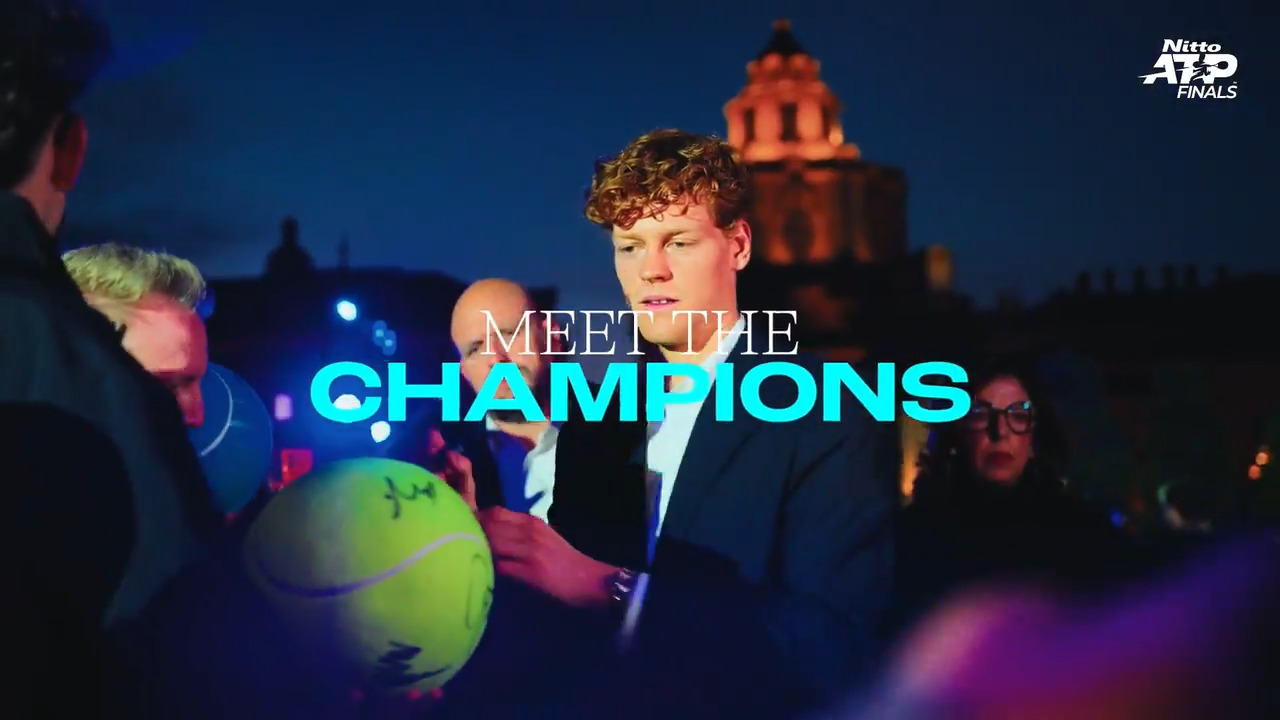 Watch the best behind the scenes moments from the Nitto ATP Finals media day