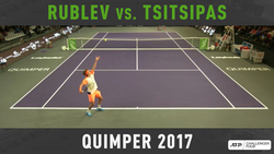 From The Vault: Rublev & Tsitsipas First Pro Meeting In Quimper 2017