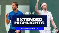 Extended Highlights: Medvedev edges Zverev, Bublik beats Khachanov to reach Halle final