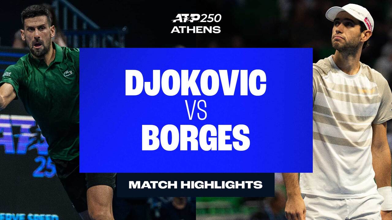 Highlights: Djokovic sweeps into Athens 2025 SFs