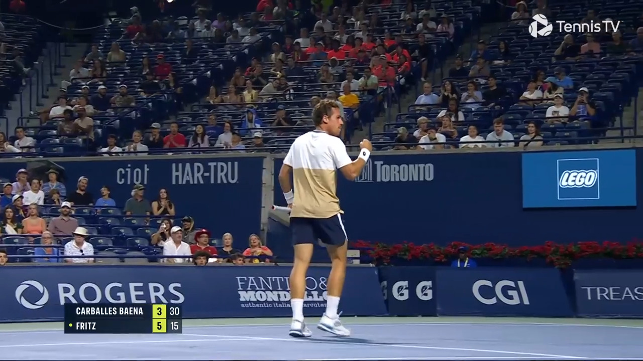 Hot Shot: Carballes Baena's deadly dropper leaves Fritz helpless in Toronto