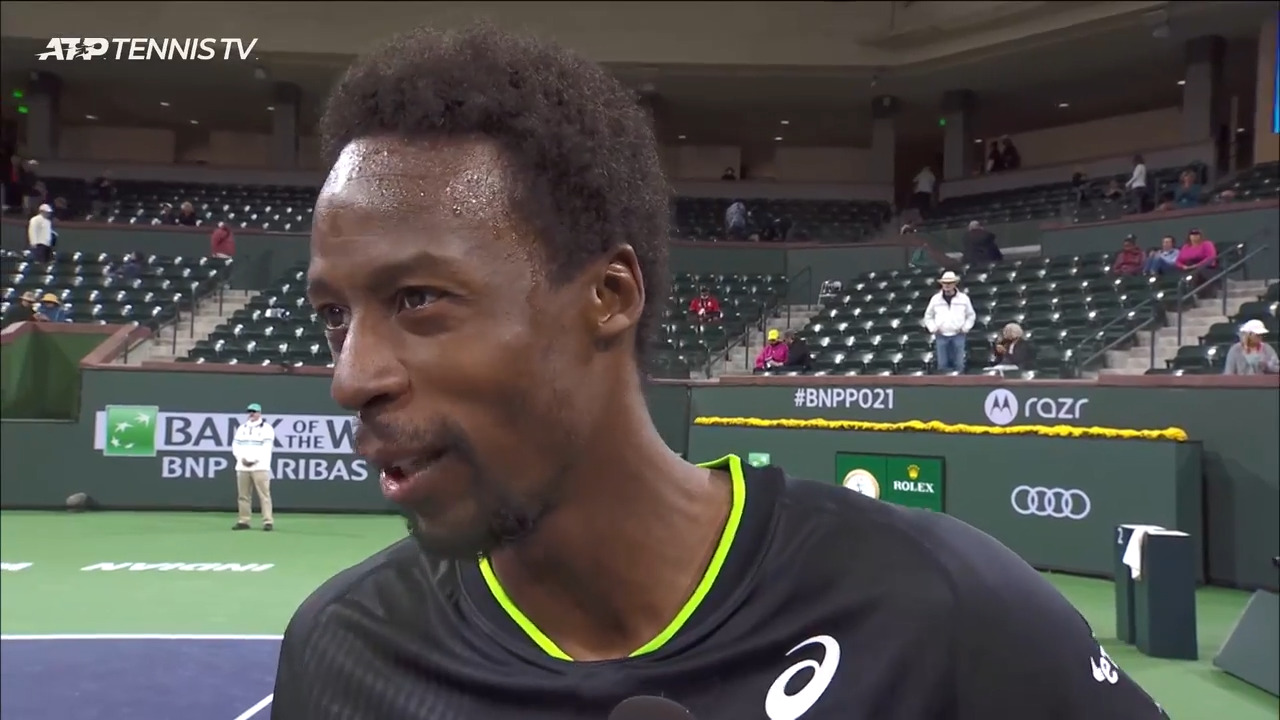 Monfils: 'The End Was Tough' Against Anderson At Indian Wells 2021