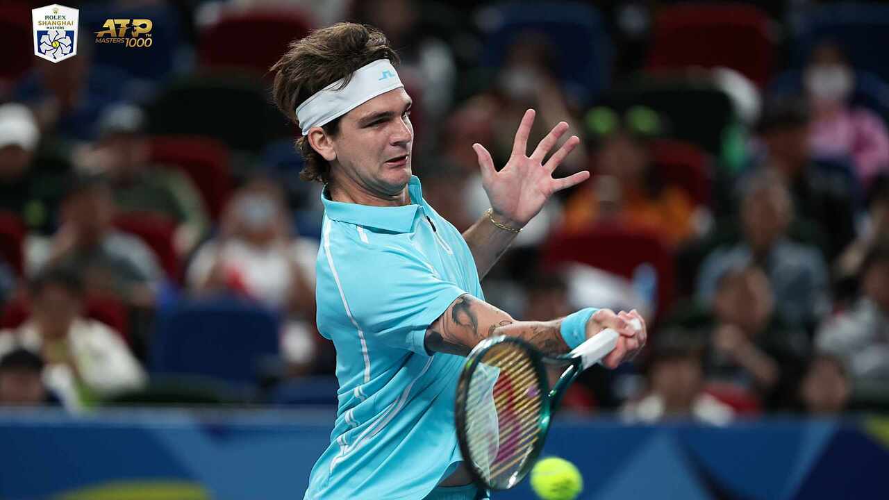 Hot Shot: Seyboth Wild dispara esta derecha ganadora ante Medvedev en Shanghái