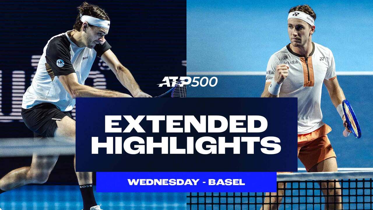 Extended Highlights: Fritz, Ruud, Auger-Aliassime win openers in Basel 2025