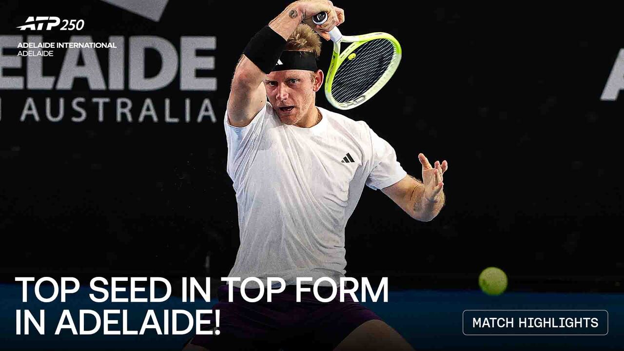 Highlights: Davidovich Fokina blitzes Hijikata for first win of 2026 in Adelaide 