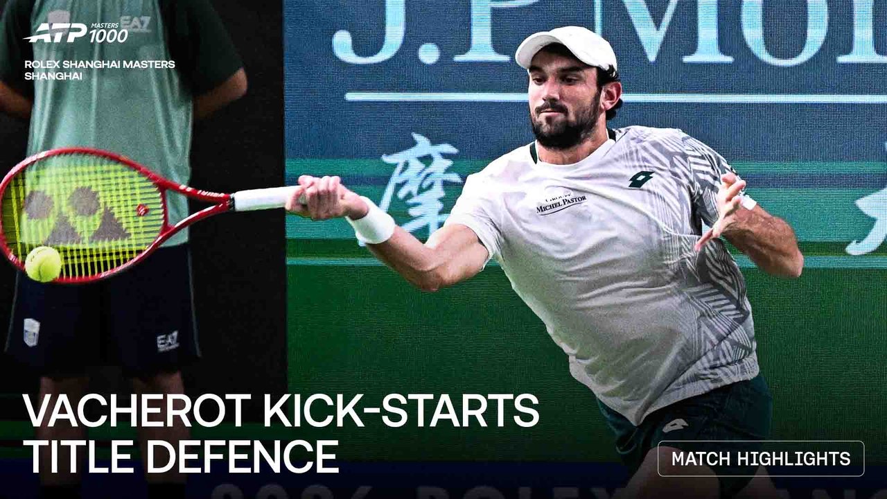 Highlights: Vacherot fends off Baez, begins Shanghai 2026 title defence