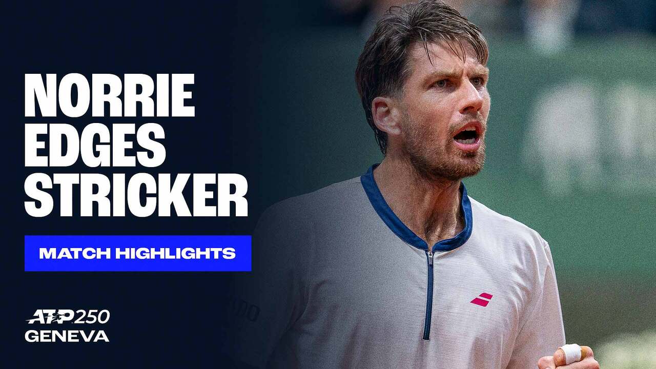 Highlights: Norrie stops home hope Stricker in Geneva