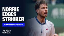 Highlights: Norrie stops home hope Stricker in Geneva