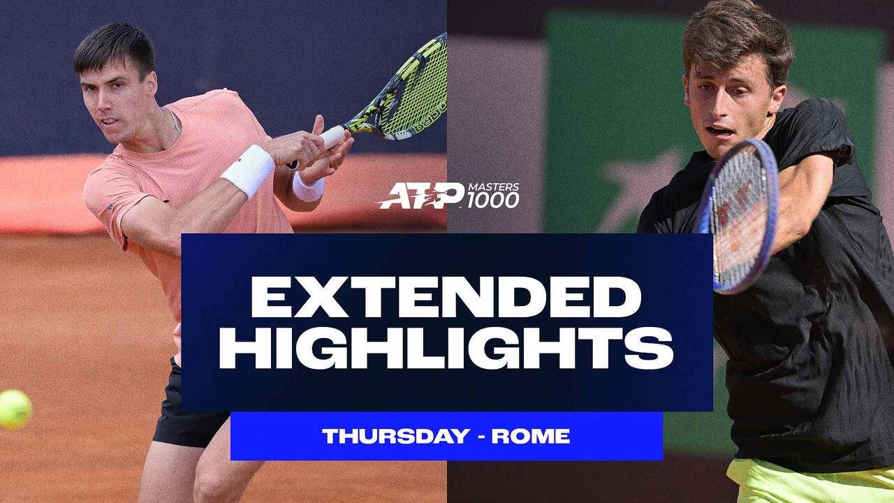 Watch Day 2 highlights from the ATP Masters 1000 in Rome. Watch live & on demand at TennisTV.com.