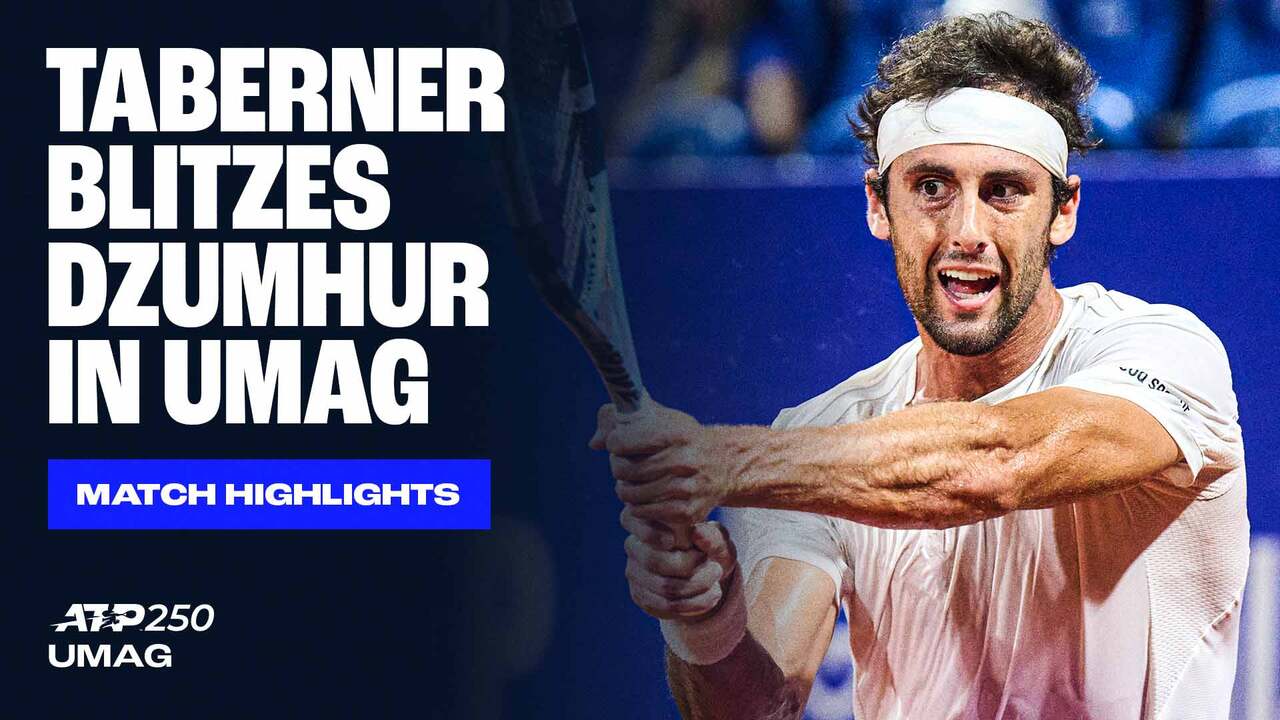 Highlights: Taberner stuns Dzumhur to reach first tour-level final in Umag 2025