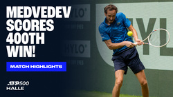 Highlights: Medvedev blitzes Halys to reach Halle 2025 QFs