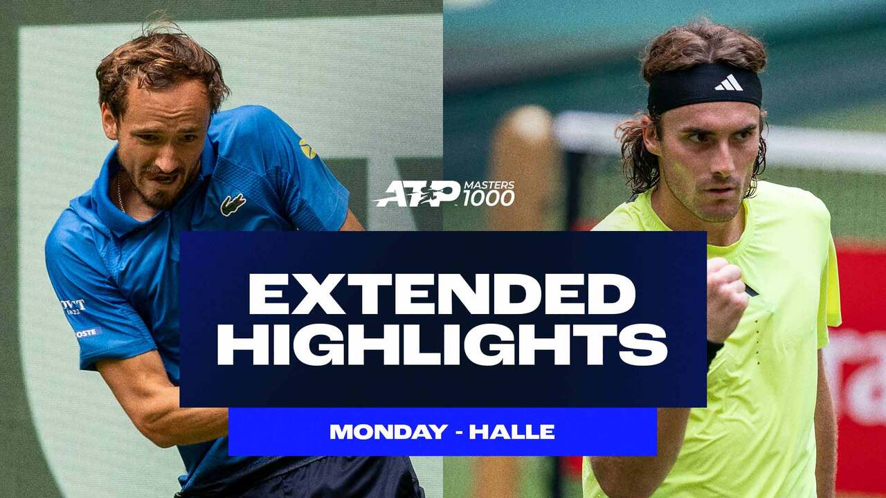 Extended Highlights: Medvedev, Tsitsipas, Bublik make winning starts in Halle