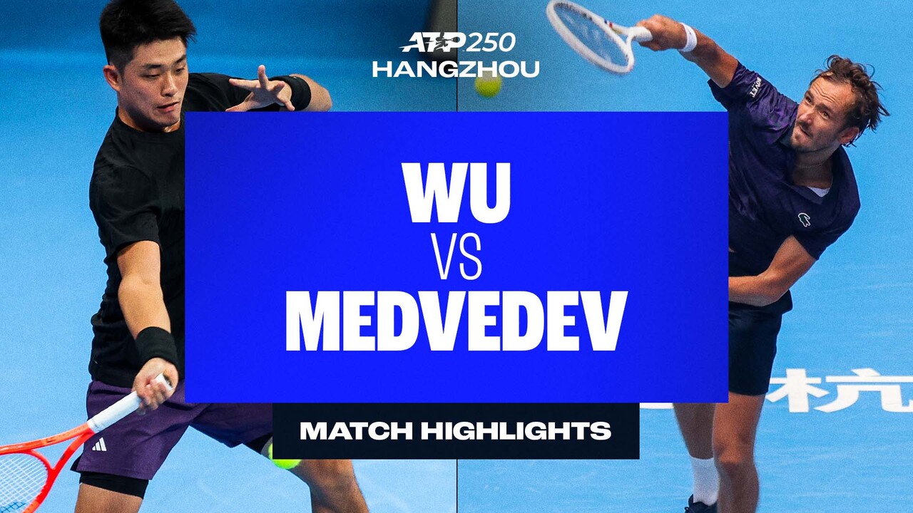 Highlights: Wu stuns Medvedev in Hangzhou