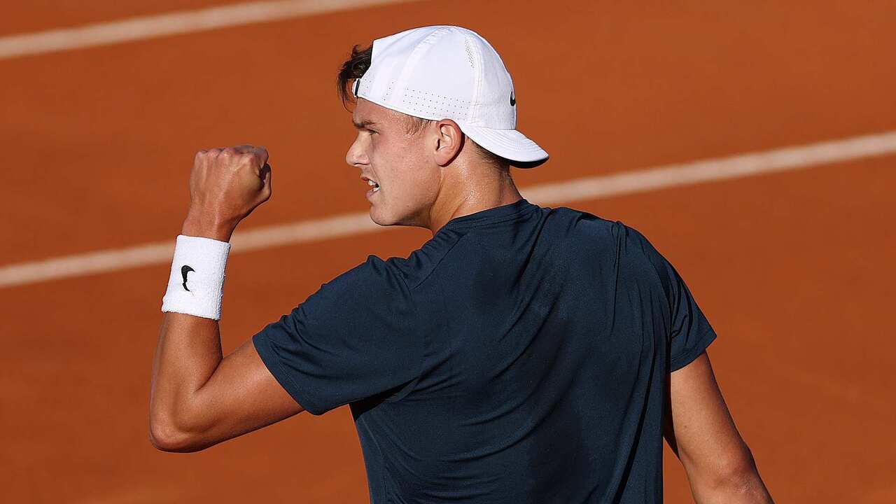 Watch Holger Rune's sublime volley in Rome. Watch live & on demand at tennistv.com.