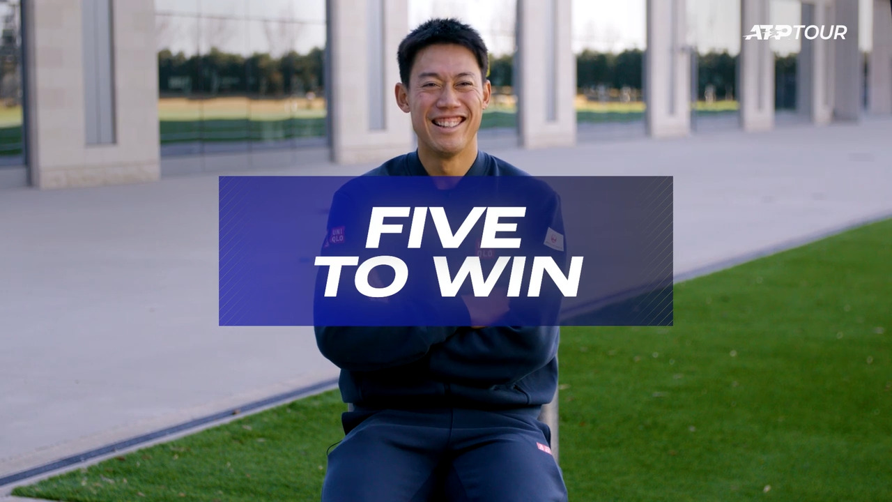 Five to win: Kei Nishikori puts his knowledge to the test 