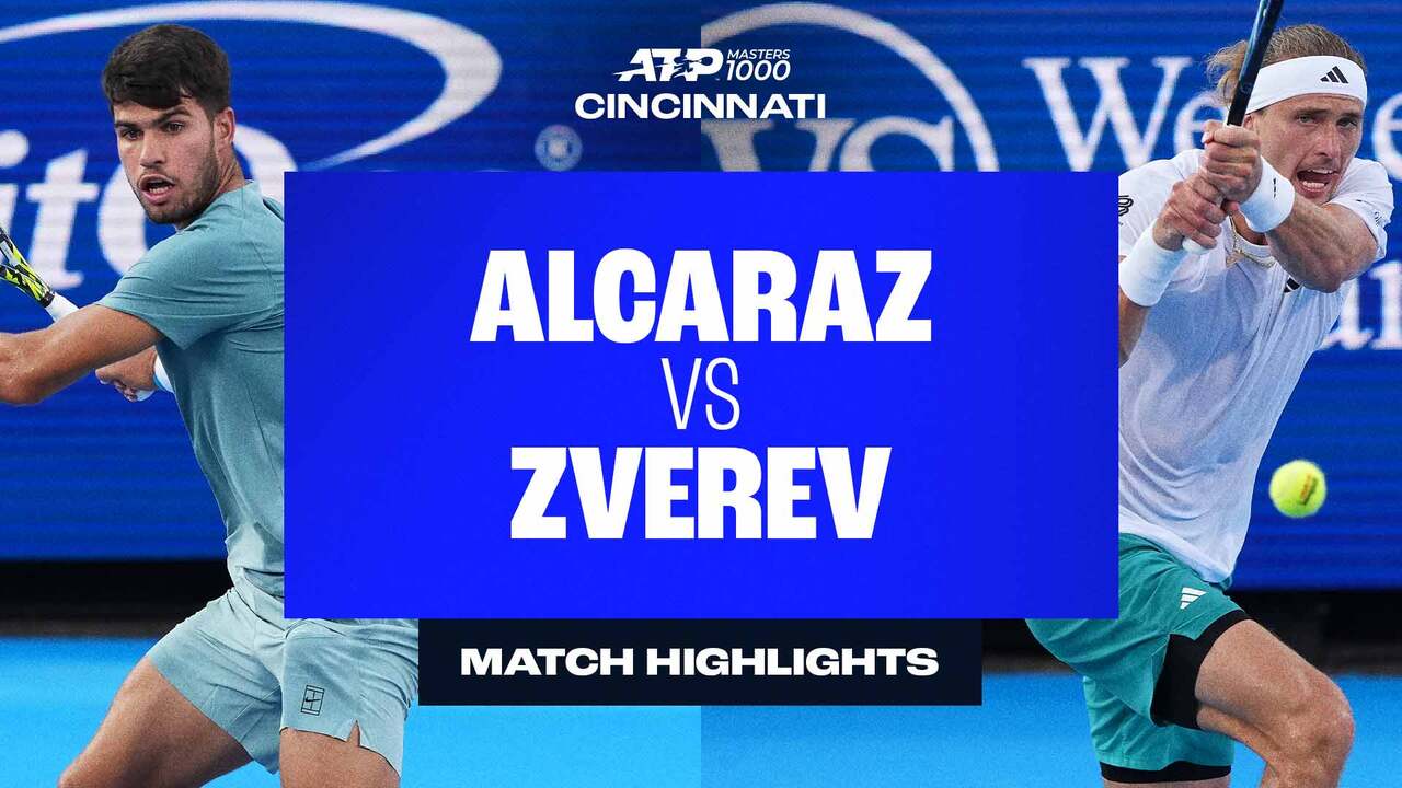 Highlights: Alcaraz defeats struggling Zverev, advances to Cincinnati final