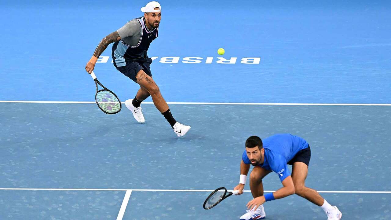 Highlights:  Djokovic/Kyrgios caen con Mektic/Venus en un emocionante duelo en Brisbane 