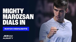 Highlights: Marozsan downs Nakashima in Almaty, reaches fourth ATP Tour QF of 2025 