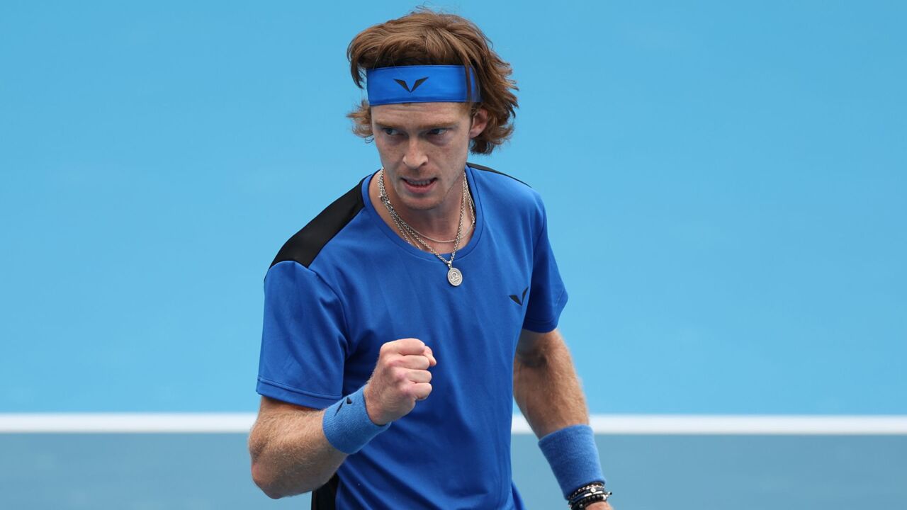 Andrey Rublev Overcomes Resistance To Reach Australian Open Third Round ATP Tour Tennis
