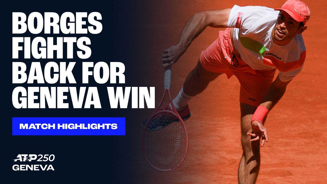 Nuno Borges vence en tres mangas a Alex Michelsen en Ginebra. Sigue emisiones en directo y bajo demanda en TennisTV.com. 
