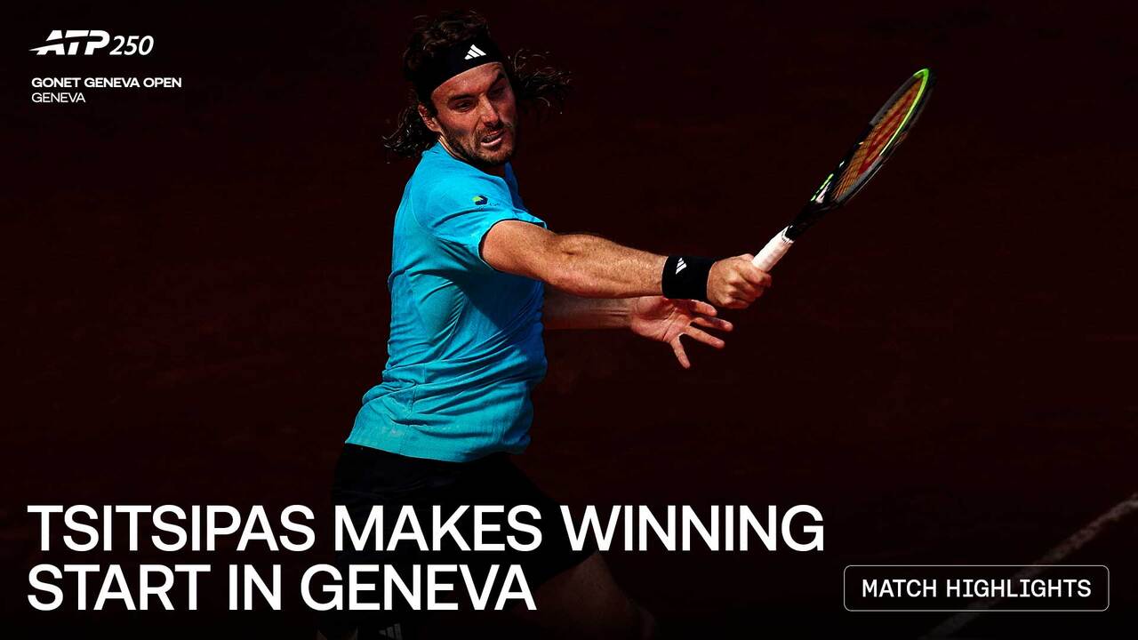 Tsitsipas Surges in Geneva