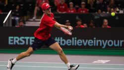 Hot Shot: Paul Scrambles For Winner With Back To The Wall In Davis Cup