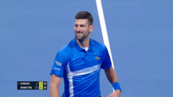 Hot Shot: Djokovic's crazy match point save in Doha 2025
