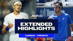 Extended Highlights: Zverev, Musetti, Medvedev earn R2 wins in Toronto