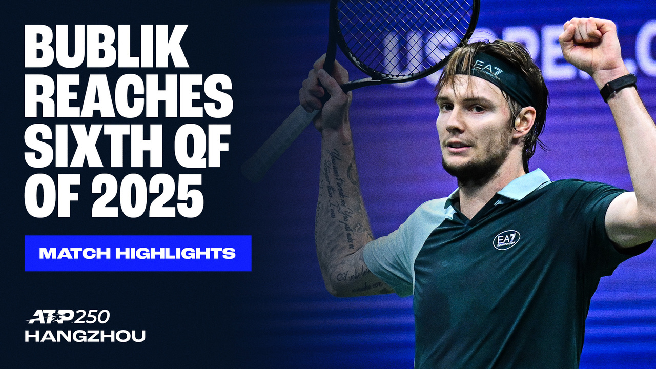 Highlights: Bublik moves past Vukic in three to reach Hangzhou 2025 QFs