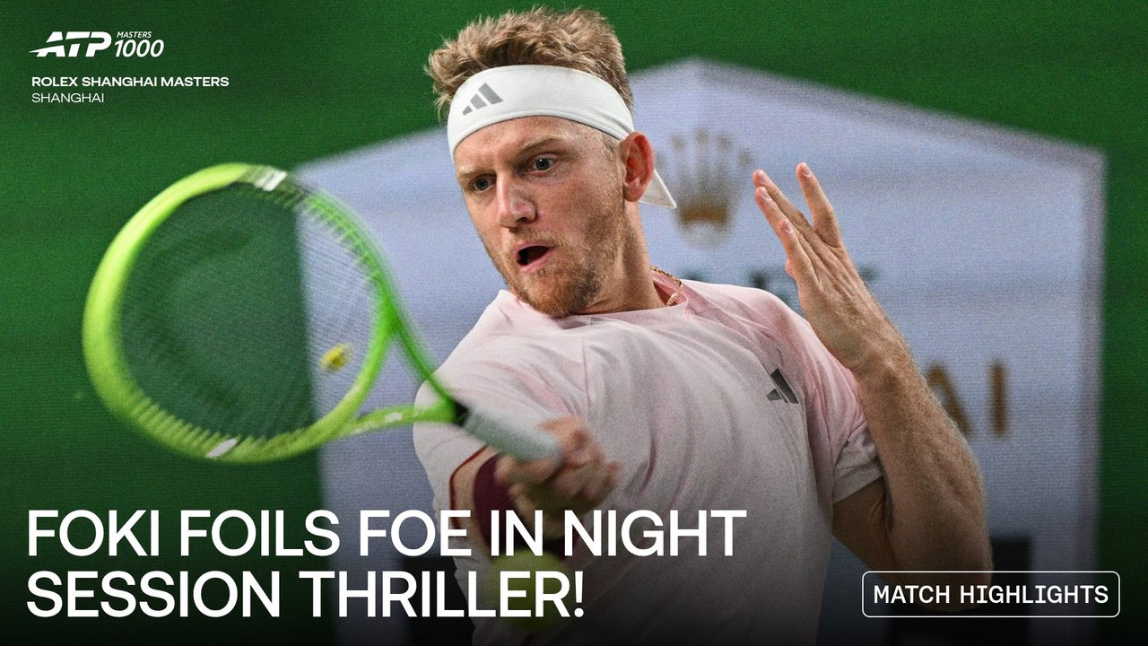 Highlights: Davidovich Fokina saves match point, sinks Tiafoe in Shanghai epic