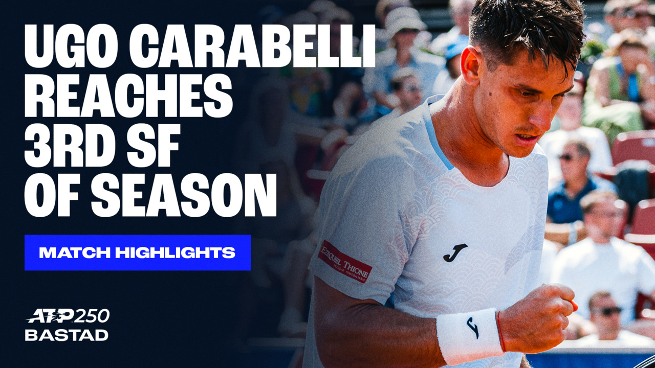 Highlights: Ugo Carabelli defeats Misolic, marches into last four in Bastad 2025