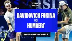 Highlights: Davidovich Fokina advances to Basel 2025 final after Humbert retires