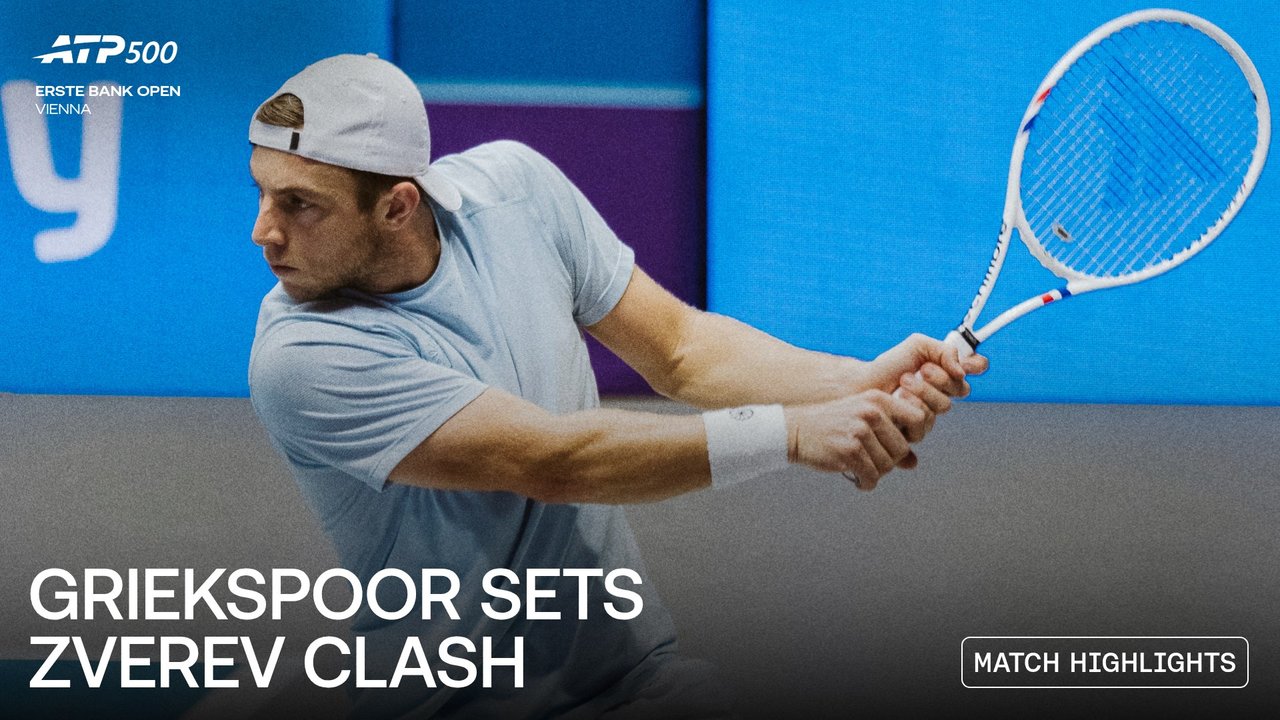 Highlights: Griekspoor tops Nakashima in three sets to reach Vienna R2