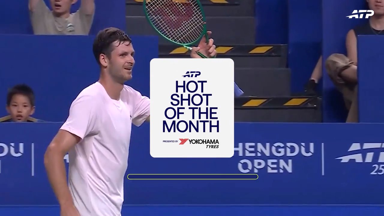 Hot Shot of the Month: Hurkacz clips slick winner to win September's award
