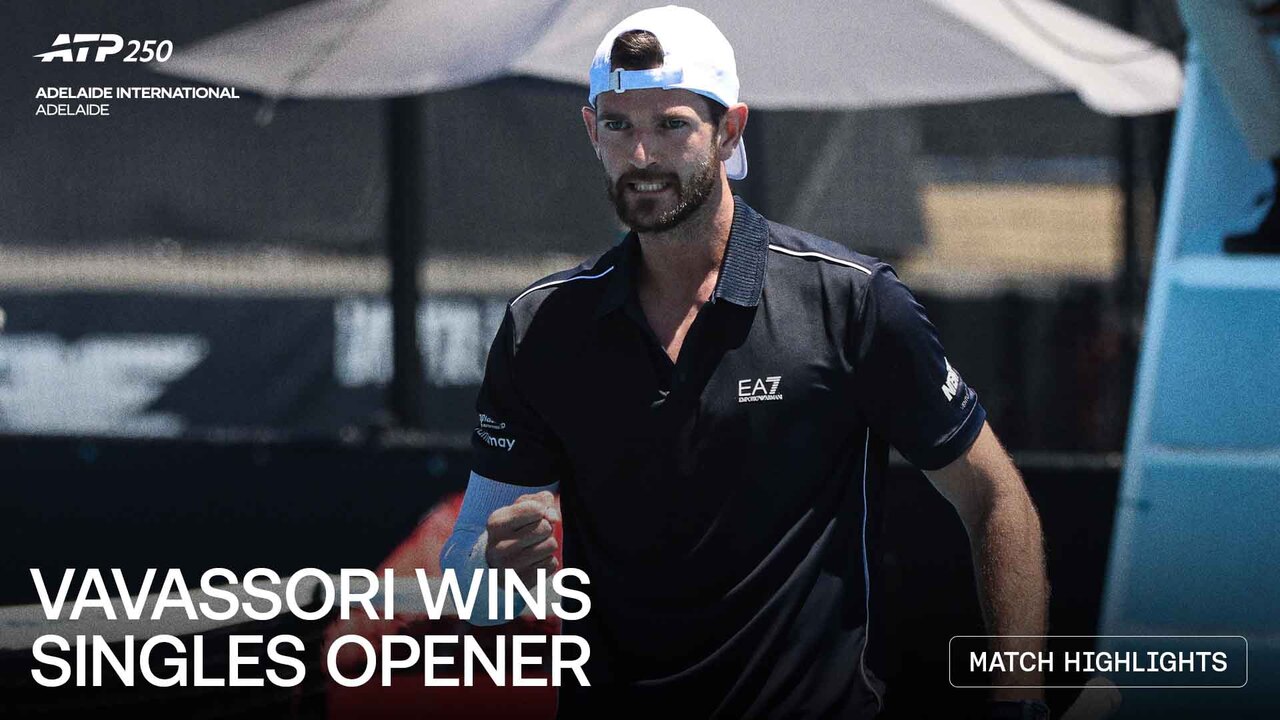 Highlights: Doubles star Vavassori upsets Diallo in Adelaide opener