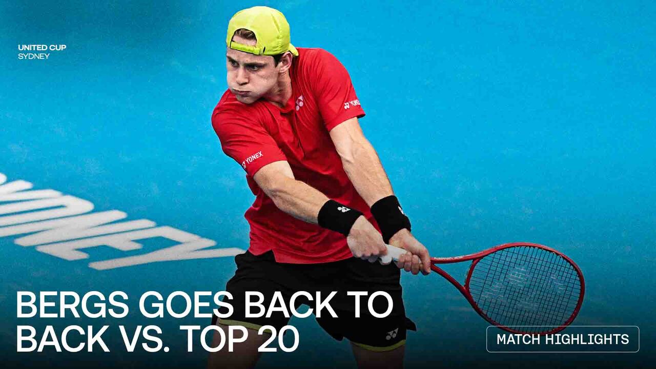 Highlights: Bergs upsets Mensik in United Cup 2026 QFs